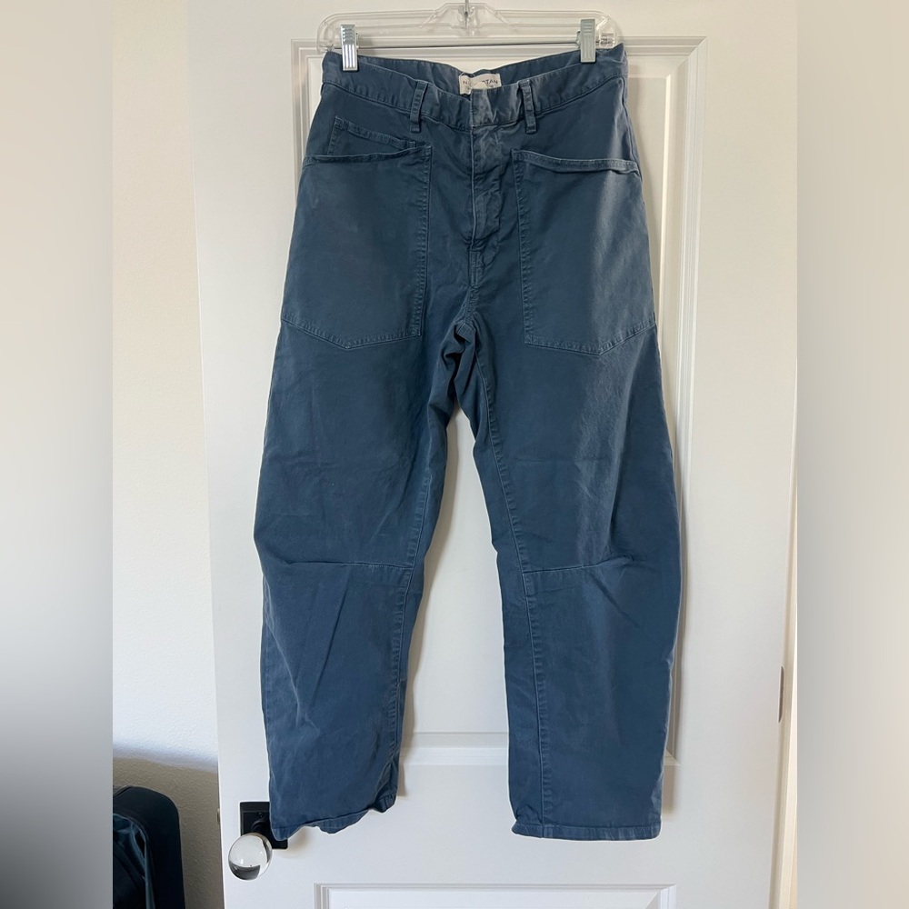 Nili Lotan Slate-Blue Shon pant originally $390